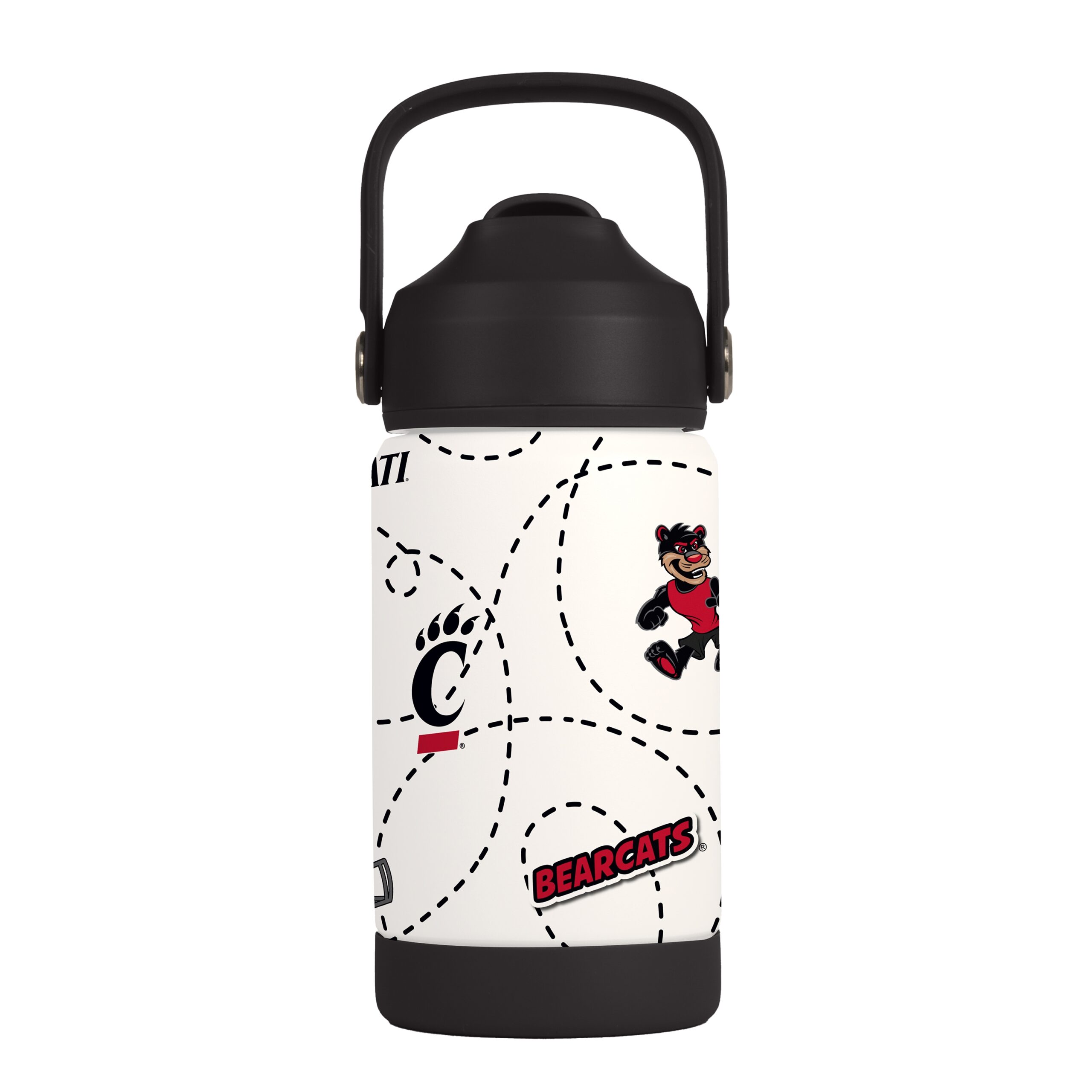 Cincinnati Bearcats Kids Bottle 12oz Stainless Steel Mascot Cincinnati Bearcats Kids Bottle 12oz Stainless Steel Mascot