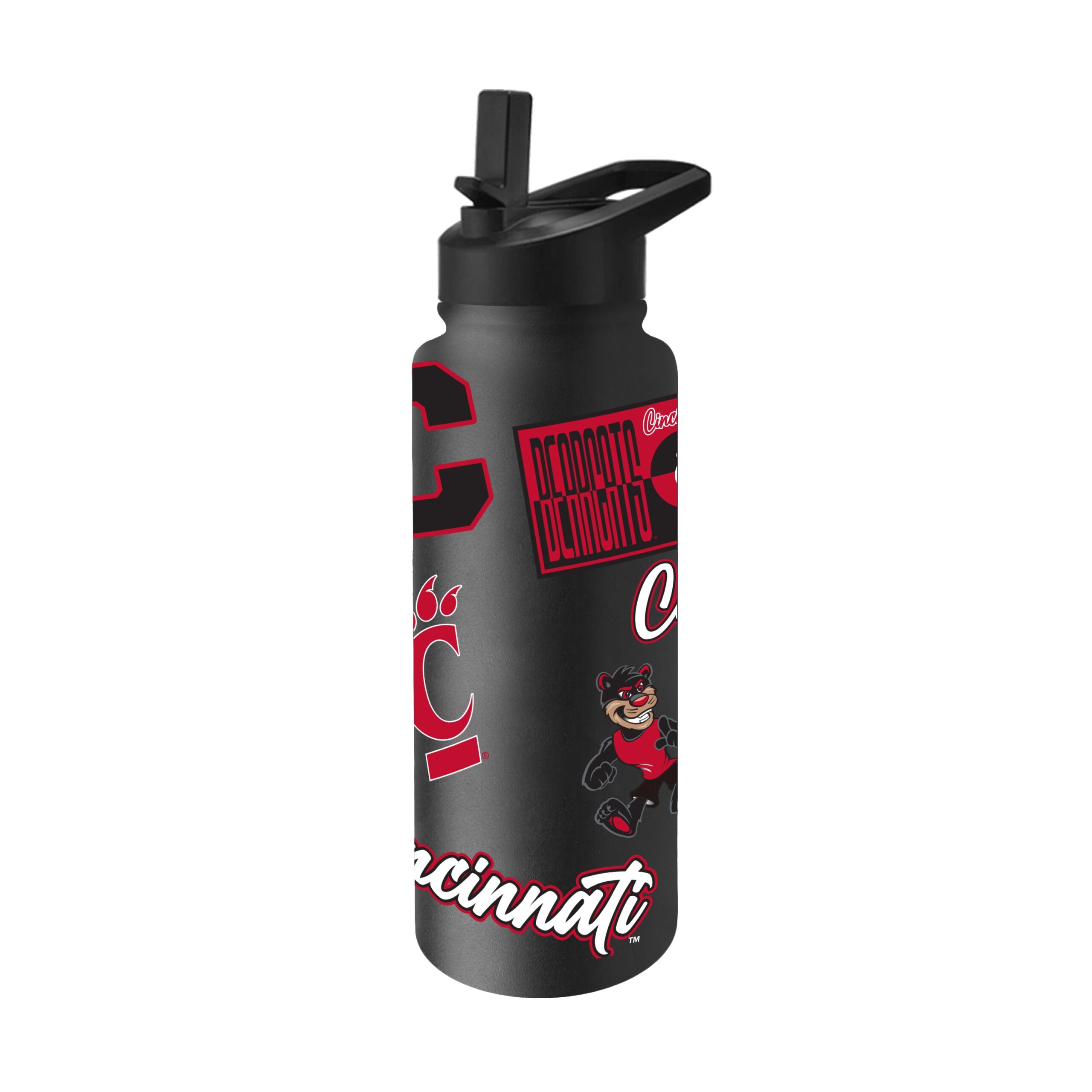 Cincinnati Bearcats Quencher Bottle 34oz Stainless Steel Dreamweave Cincinnati Bearcats Quencher Bottle 34oz Stainless Steel Dreamweave