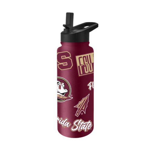 Florida State Seminoles Quencher Bottle 34oz Stainless Steel Dreamweave