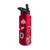 Ohio State Buckeyes Quencher Bottle 34oz Stainless Steel Dreamweave