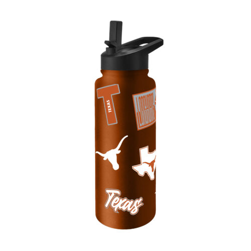 Texas Longhorns Quencher Bottle 34oz Stainless Steel Dreamweave