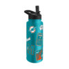 Miami Dolphins Quencher Bottle 34oz Stainless Steel Dreamweave