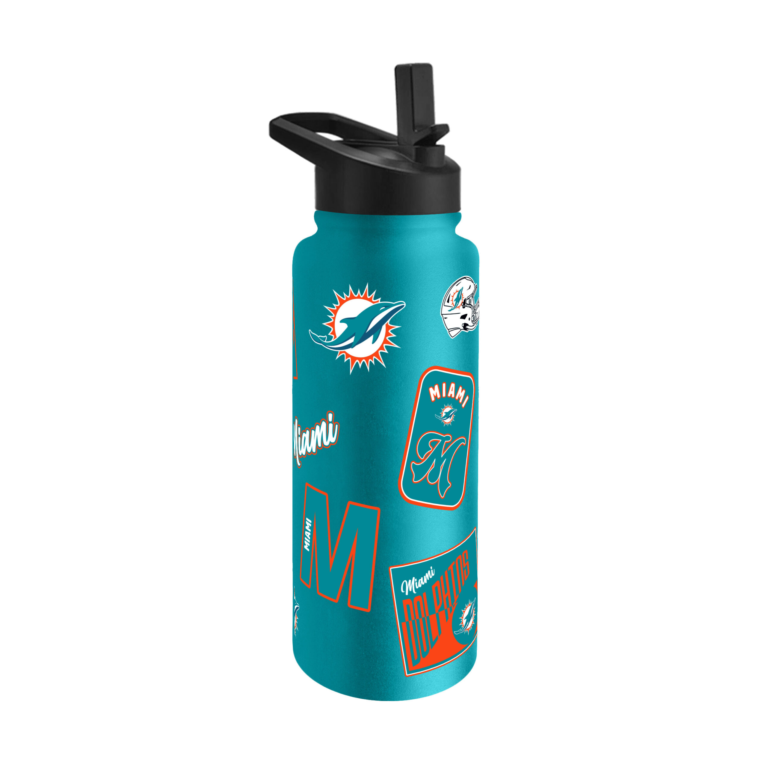 Miami Dolphins Quencher Bottle 34oz Stainless Steel Dreamweave Miami Dolphins Quencher Bottle 34oz Stainless Steel Dreamweave