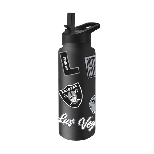 Las Vegas Raiders Quencher Bottle 34oz Stainless Steel Dreamweave