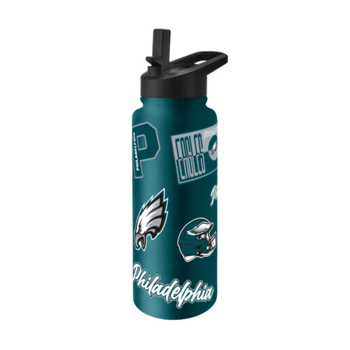 Philadelphia Eagles Quencher Bottle 34oz Stainless Steel Dreamweave