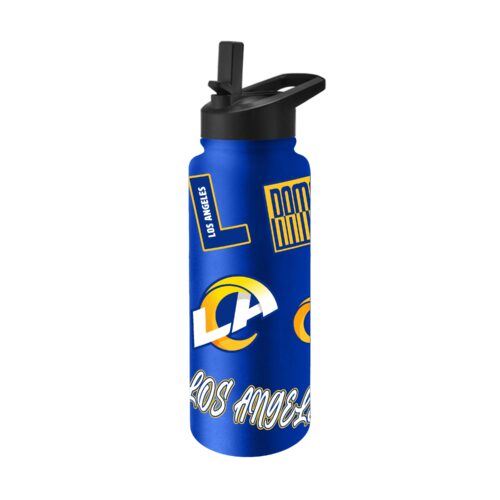 Los Angleles Rams Quencher Bottle 34oz Stainless Steel Dreamweave