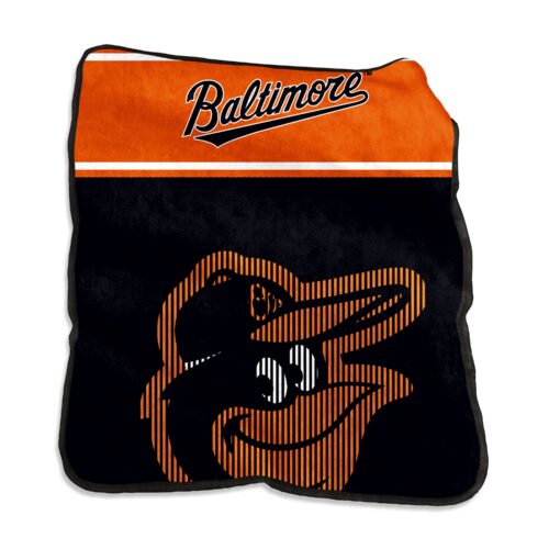 Baltimore Orioles Blanket 60×80 Raschel Throw