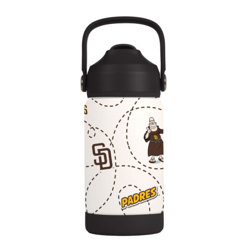 San Diego Padres Kids Bottle 12oz Stainless Steel Mascot