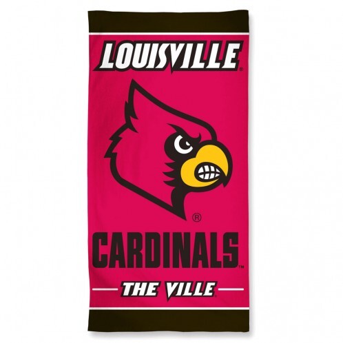 Louisville Cardinals Towel 30×60 Beach Style – Special Order