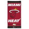 Miami Heat Towel 30×60 Beach Style