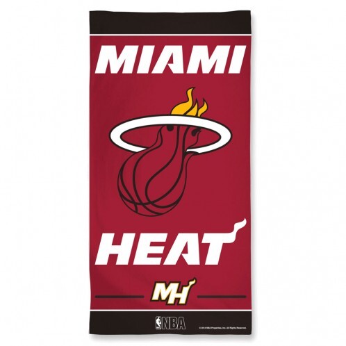 Miami Heat Towel 30×60 Beach Style