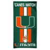Miami Hurricanes Towel 30×60 Beach Style – Special Order