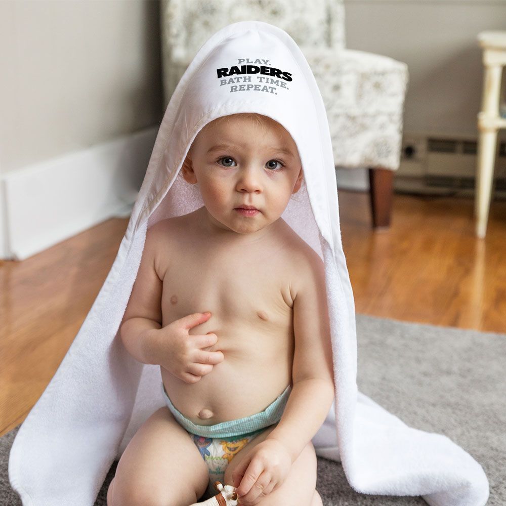 Las Vegas Raiders Hooded Baby Towel All Pro Las Vegas Raiders Hooded Baby Towel All Pro