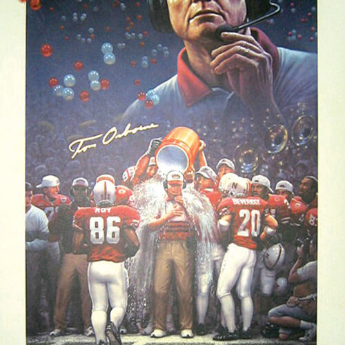 Tom Osborne Autographed Print (Unframed)